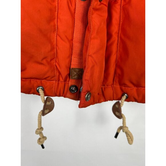 VTG Polo Ralph Lauren Orange Puffer Vest L With Embroidered Logo Mens Outerwear - Picture 9 of 13